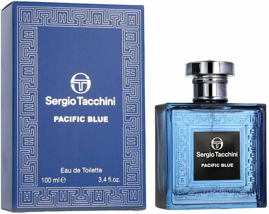 Sergio Tacchini Pacific Mėlyna EDT tualetinis vanduo vyrams, 100 ml