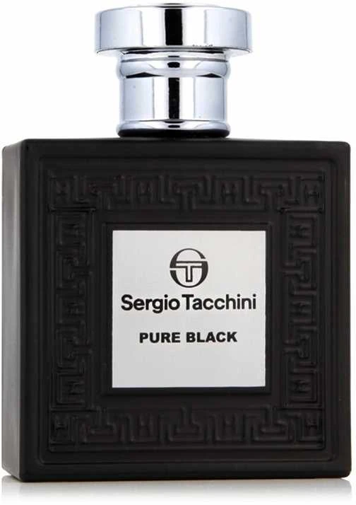 Sergio Tacchini Pure Juodas EDT tualetinis vanduo vyrams, 100 ml