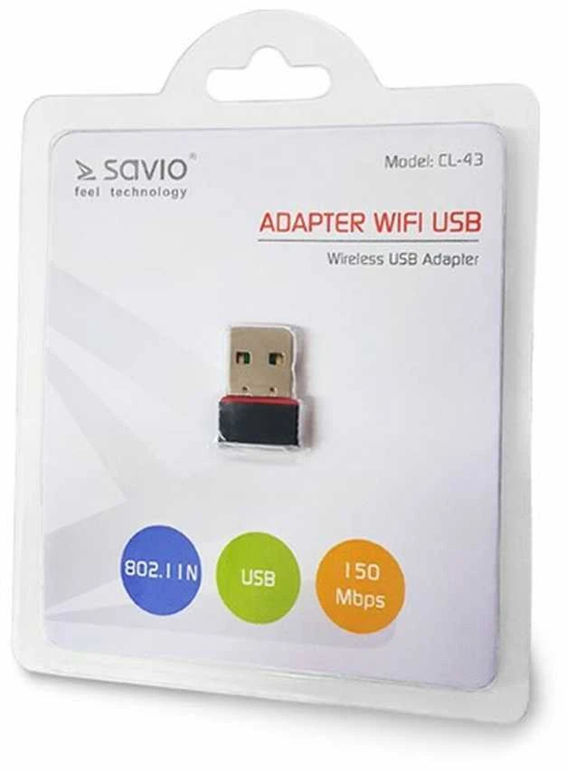 Savio ELMAK CL-43 tinklo plokštė WLAN 150 Mbit/s