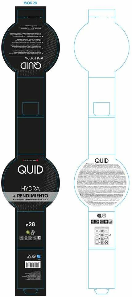 Wok keptuvė Quid Hydra Aliuminis (Ø 28 cm)