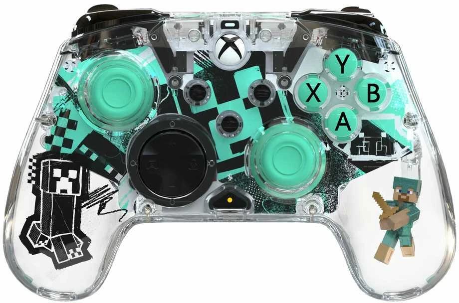 pdp REALMz Wireless Controller · XB · Minecraft Diamond