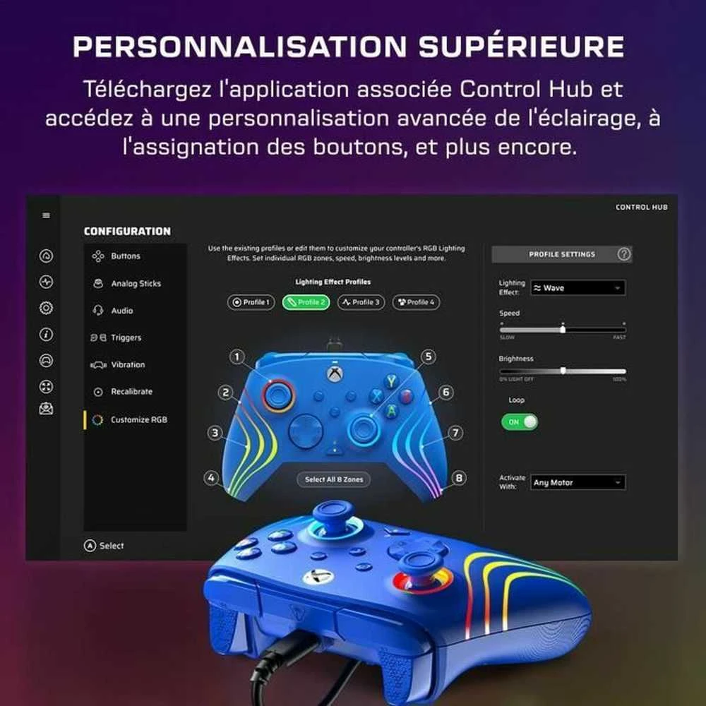 pdp Turtle Beach Afterglow Wave Laidinis Žaidimų Pultelis | Mėlynas | XBOX