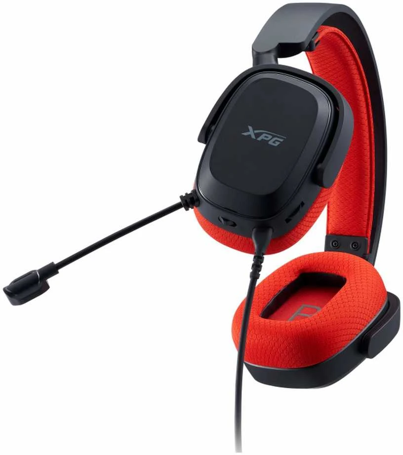 ADATA XPG žaidimų ausinės PRECOG STUDIO, laidinės, 4,4 mm lizdas, USB, USB-C, juodos