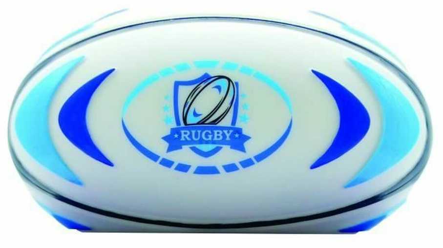 Lexibook Digital alarm clock with 3D rugby ball night light and sound effects