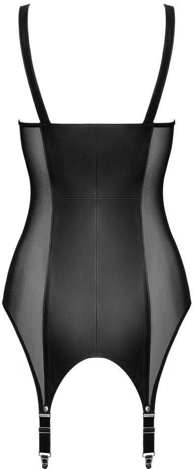 Leder Strapskleid S
