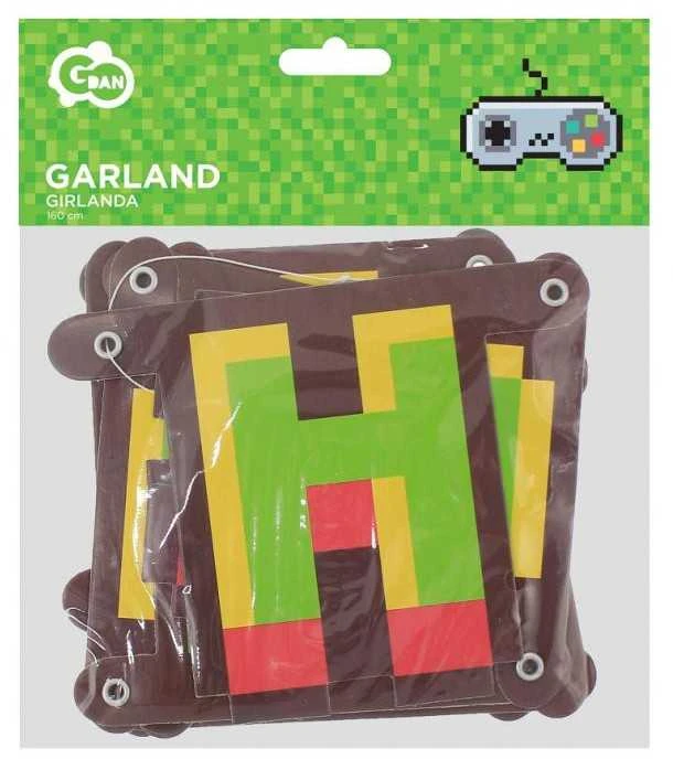 GoDan Popierius Girlanda Linksmo gimtadienio 160cm