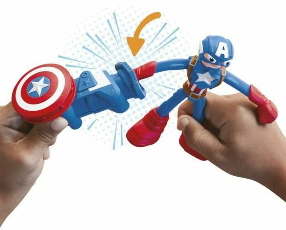 Hasbro PLAY-DOH MARVEL CASTRY RINKINYS KAPTAINAS AMERIKA ATSpindinčioji skydo figūrėlė