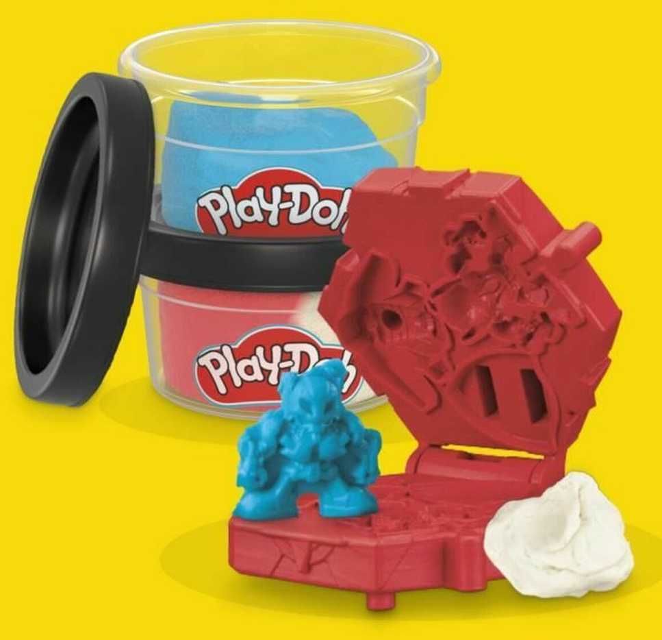 Hasbro PLAY-DOH MARVEL CASTRY RINKINYS KAPTAINAS AMERIKA ATSpindinčioji skydo figūrėlė