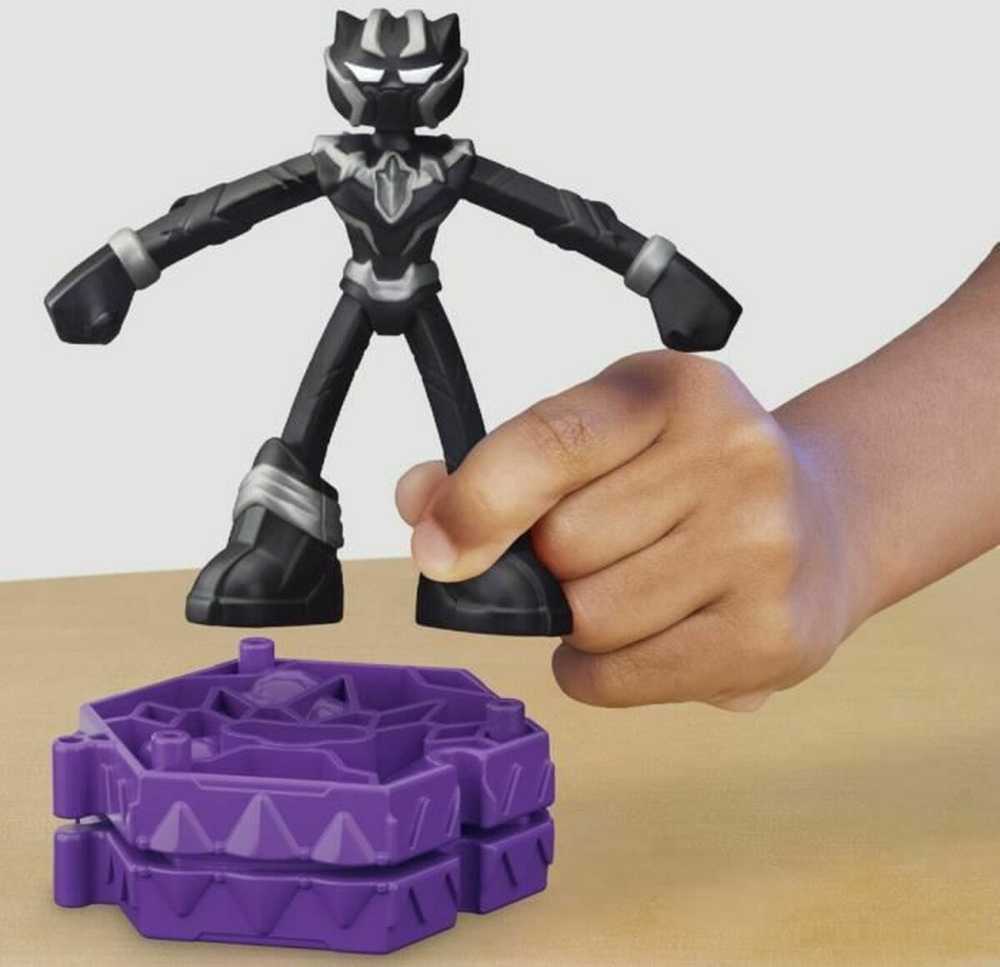 Hasbro Play-doh Marvel Juodas Panther rinkinys su figūrėle, 2 spalvos
