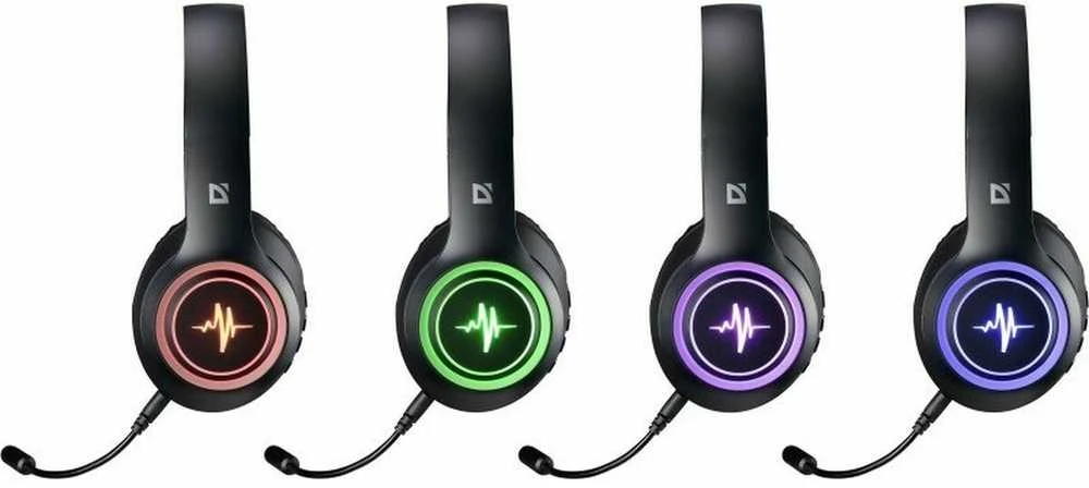 Ausinės DEFENDER BLUETOOTH FREEMOTION B571 Juodas LED