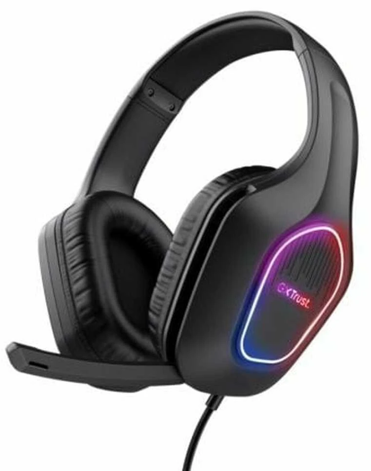 Trust GXT 416 Zirox LED Lengvos žaidimų ausinės (juodos)