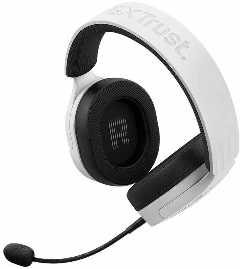 Trust GXT 491W FAYZO Ausinės su laidu & Belaidės su lankeliu ant galvos Gaming USB Type-C Bluetooth Juodas, Baltas