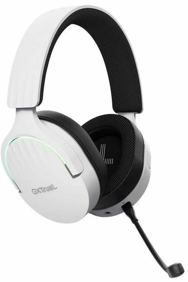 Trust GXT 491W FAYZO Ausinės su laidu & Belaidės su lankeliu ant galvos Gaming USB Type-C Bluetooth Juodas, Baltas