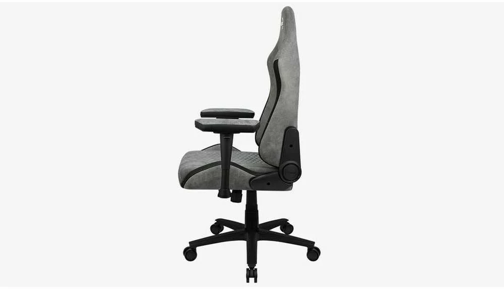 Aerocool Crown AeroSuede Universali žaidimų kėdė Paminkštinta sėdynė Stone Pilkas