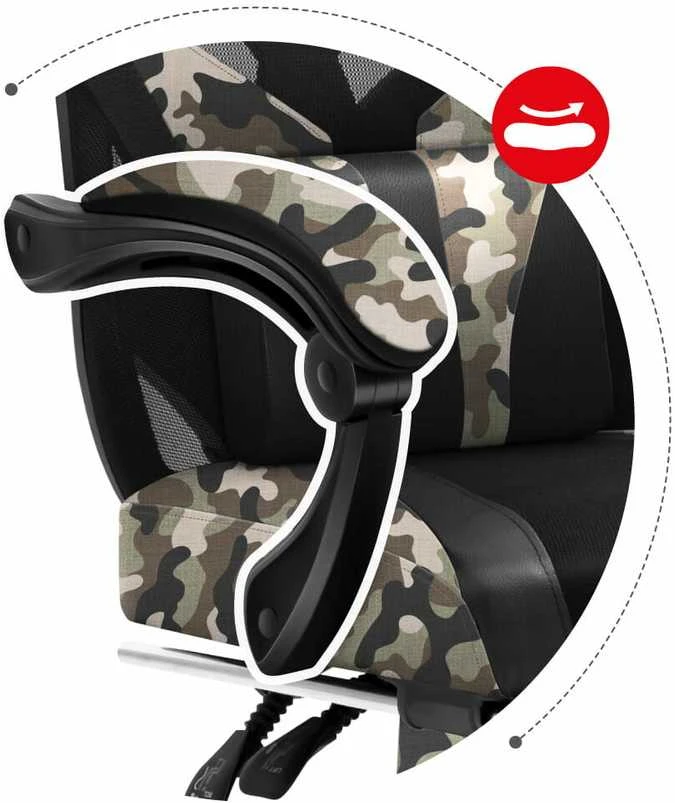 Žaidimų kėdė Huzaro Combat 5.0, Kamufliažinė