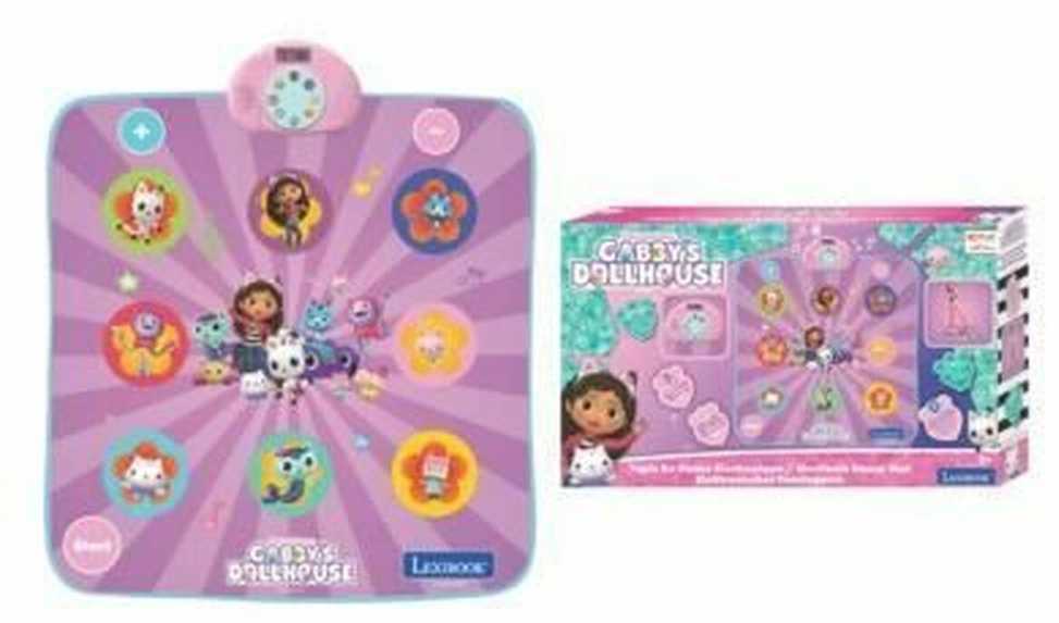 Lexibook - Elektroninis šokių kilimėlis „Gabby's Dollhouse“ - (DM10GDH)
