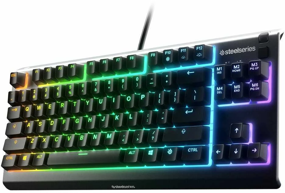 Žaidimų klaviatūra SteelSeries Apex 3 TKL, US kalba, Juodos spalvos