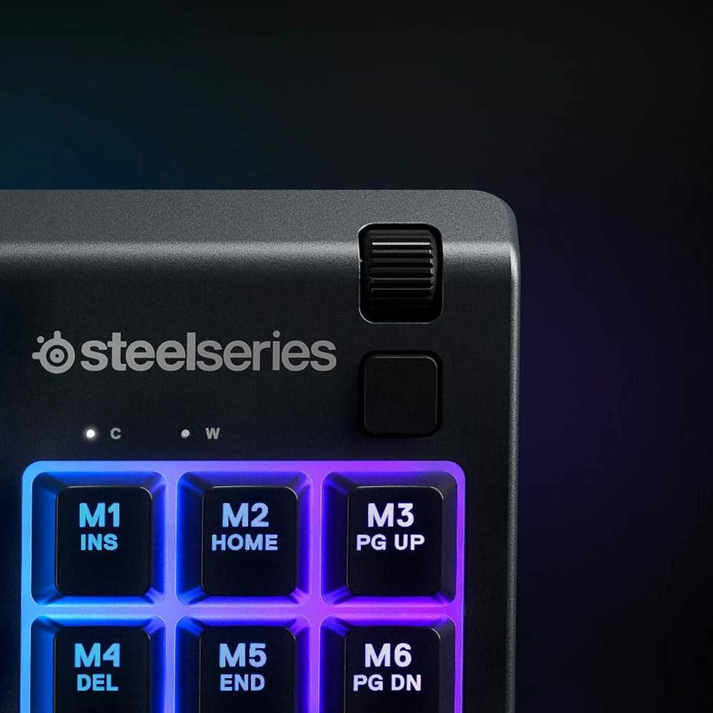 Žaidimų klaviatūra SteelSeries Apex 3 TKL, US kalba, Juodos spalvos