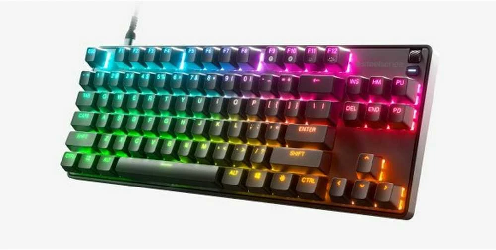 Klaviatūra su laidu SteelSeries Apex 9 TKL, US kalba, Juodos spalvos
