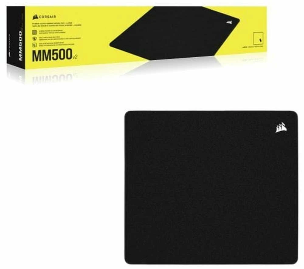 Corsair MM500 v2 Hybrid Fabric Pelės kilimėlis žaidimams, large – juodos spalvos
