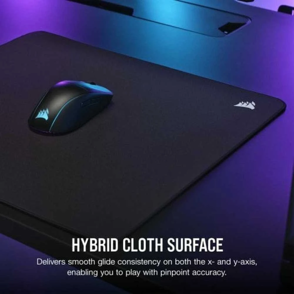 Corsair MM500 v2 Hybrid Fabric Pelės kilimėlis žaidimams, large – juodos spalvos