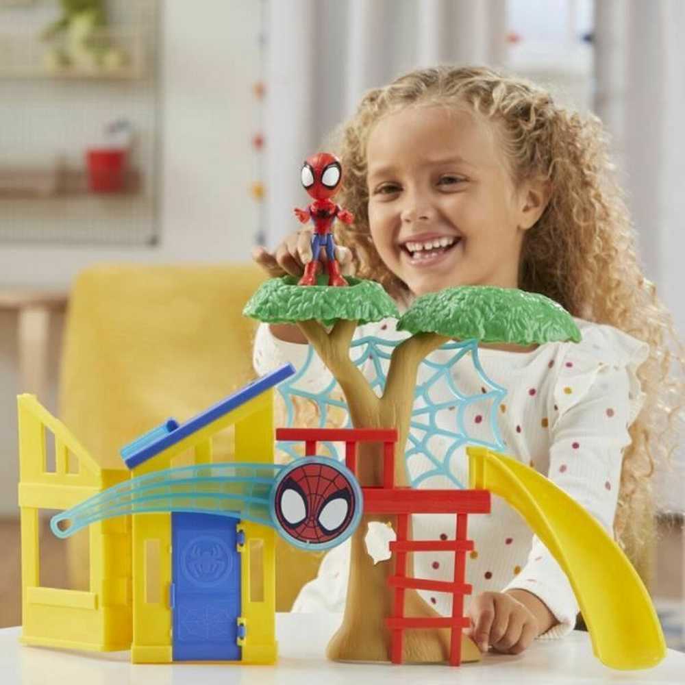 Hasbro Spidey Spidey žaidimų aikštelės dėžutės rinkinys, su 10 cm Spidey figūrėle, nuo 3 metų, Marvel Spidey ir jo nepaprasti draugai