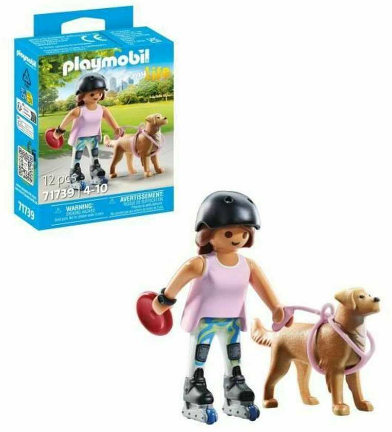 Playmobil My Life 71739 Skaterka su retriverem