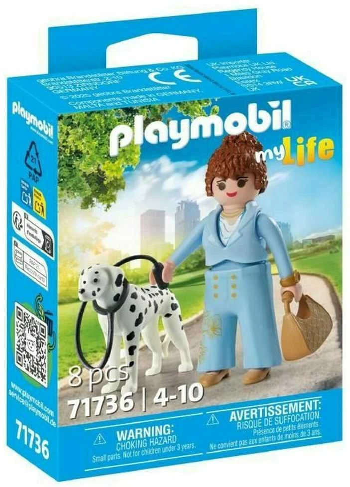 Playmobil Mano gyvenimas 71736 Moteris su dalmantinu