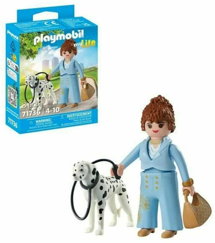 Playmobil Mano gyvenimas 71736 Moteris su dalmantinu