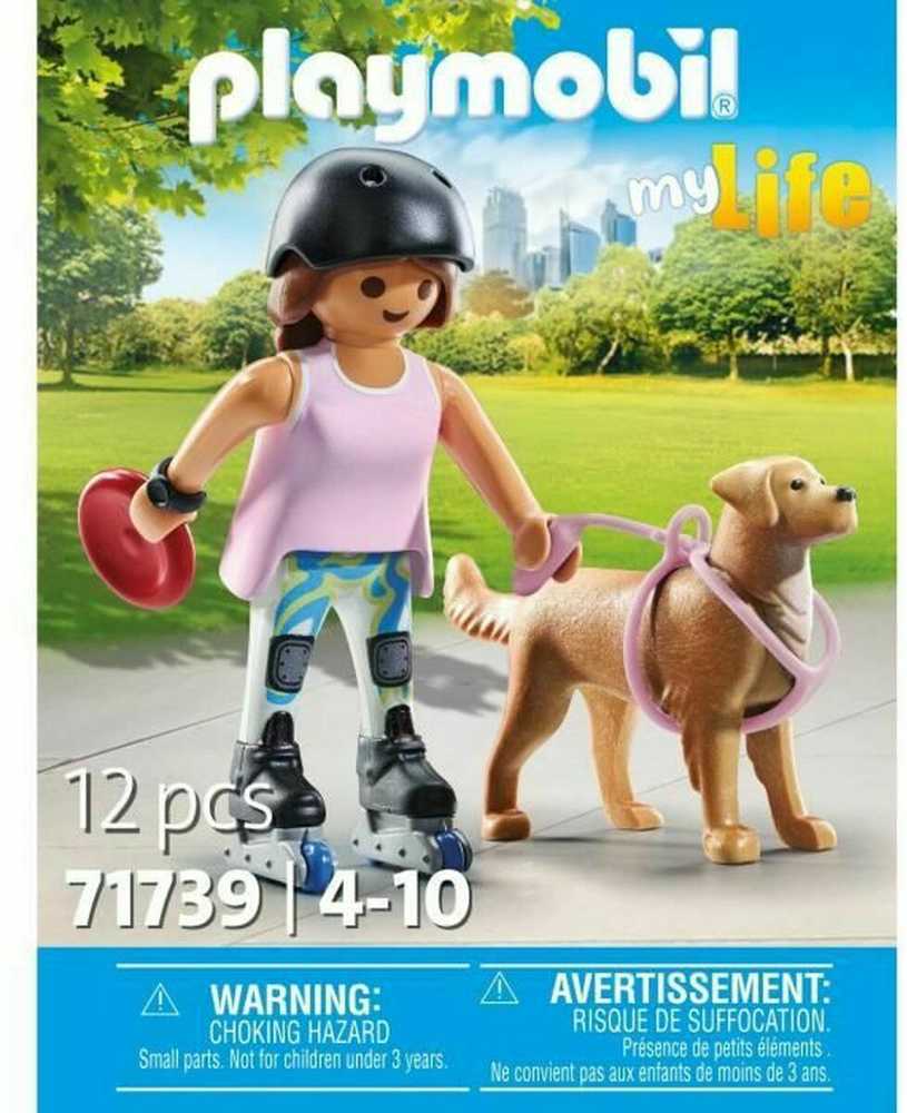 Playmobil My Life 71739 Skaterka su retriverem