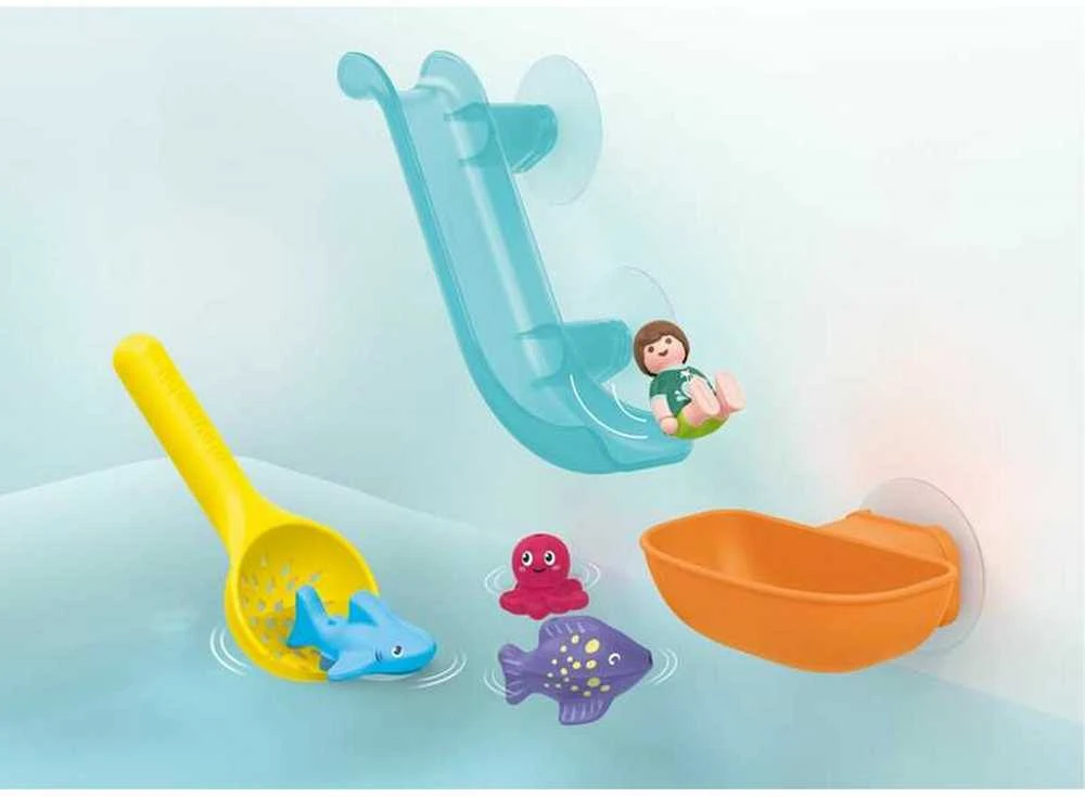 PLAYMOBIL - JUNIOR AQUA: Vandens čiuožykla su jūros gyvūnais (71689)