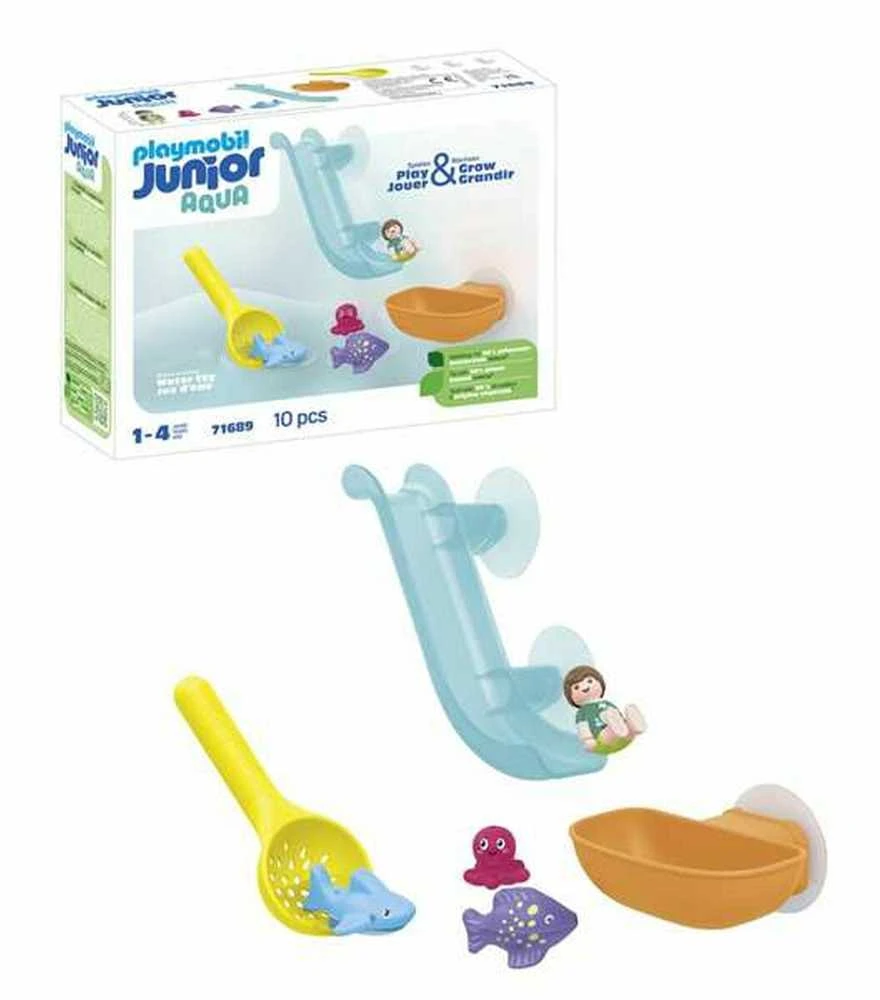PLAYMOBIL - JUNIOR AQUA: Vandens čiuožykla su jūros gyvūnais (71689)