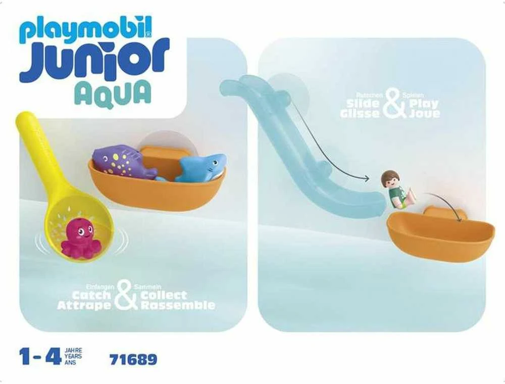 PLAYMOBIL - JUNIOR AQUA: Vandens čiuožykla su jūros gyvūnais (71689)