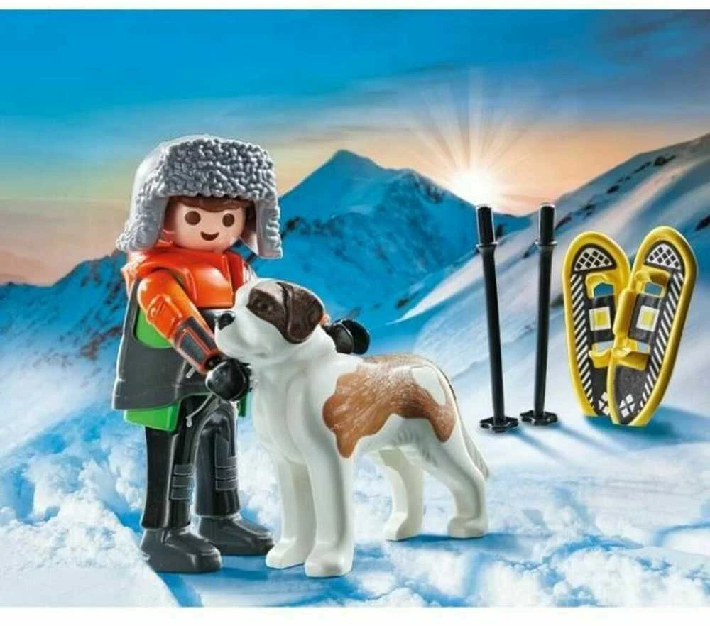 Playmobil My Life 71741 slidininkas su Šv. Bernardu