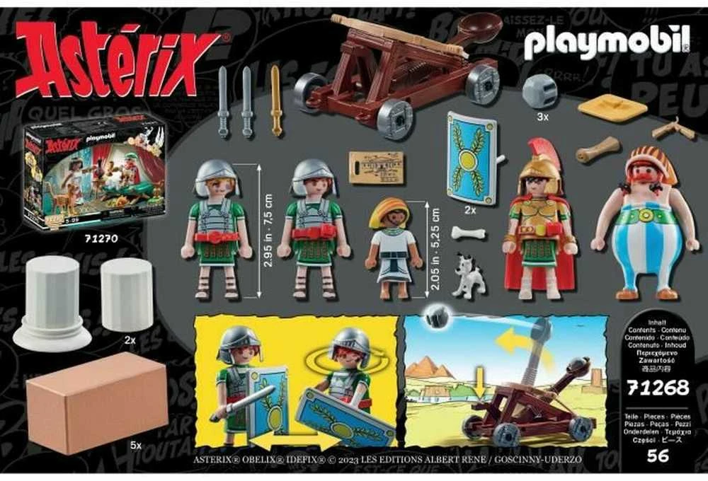 71268 Playmobil® Astérix: Numerobis ir rūmų mūšis, 56 Dd.