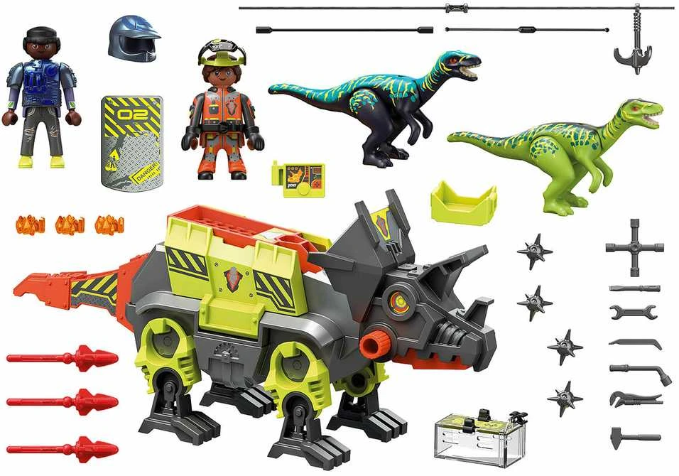 Žaislas - Playmobil Dino Rise Dino Robot (Playmobil 70928, priedai, įvairių spalvų)