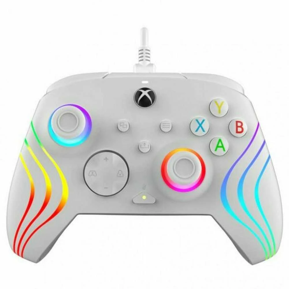 PDP XBOX Series X/S ir PC baltas laidinis valdiklis (Afterglow Wave)