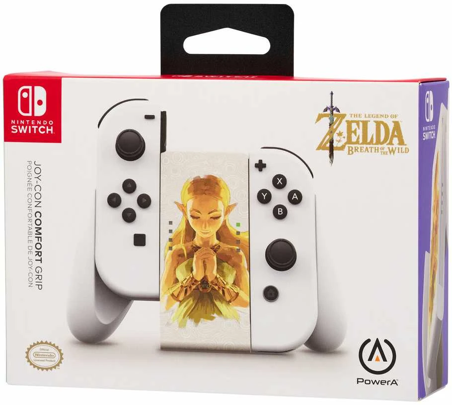 Power A Maitinimas „PowerA Princess Zelda Joy-Con Comfort Grip“ skirtas „Nintendo Switch“.