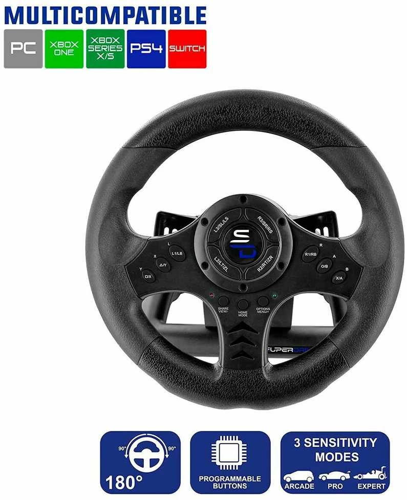 Subsonic Game Steering Wheel SV450 Juodas