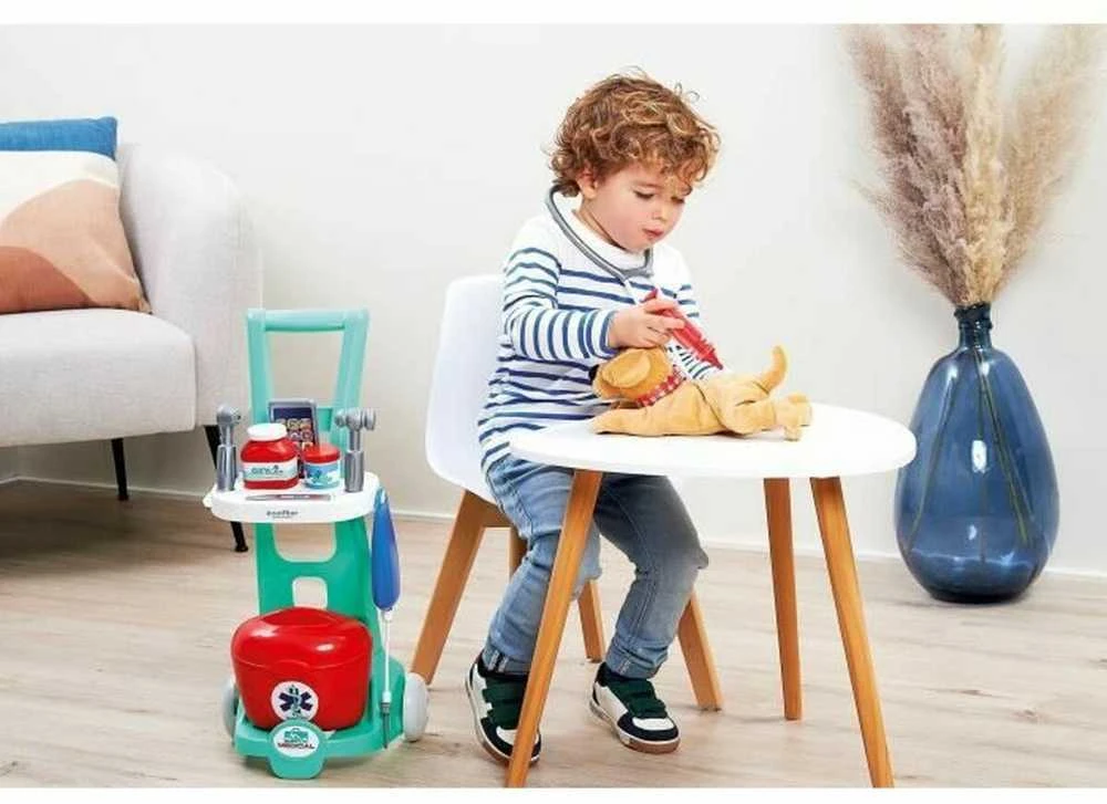 Simba Little Doctor's Set Gydytojo vežimėlis apžiūros įrankių dėžei 12 vnt