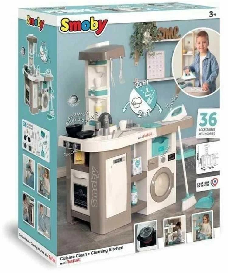 Vaikiška virtuvė SmobyMini Tefal Cleaning Kitchen 7600311050