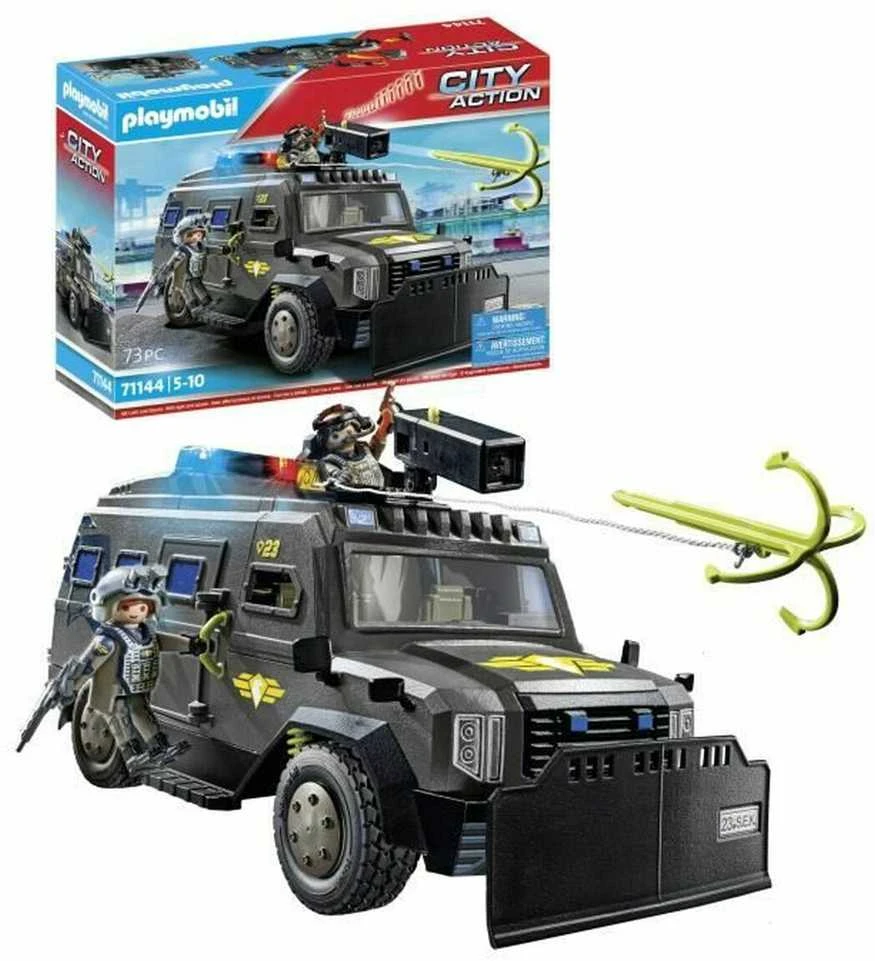 PLAYMOBIL CITY ACTION Specialiųjų pajėgų visureigis 71144