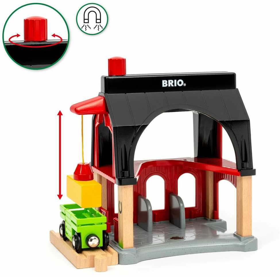 Ravensburger Brio Gyvūnų tvartas, pastatas, 3 metai, įvairiaspalvis