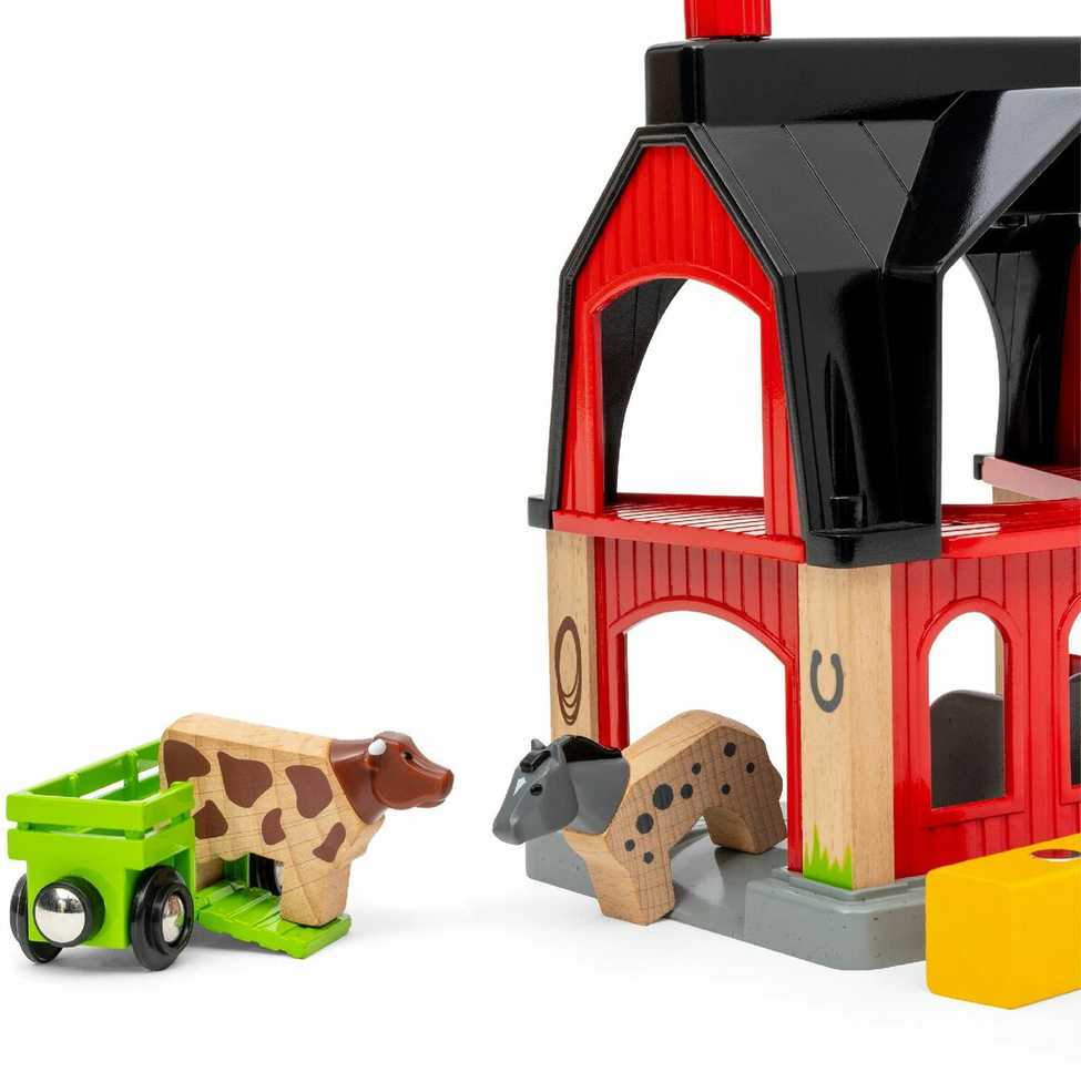Ravensburger Brio Gyvūnų tvartas, pastatas, 3 metai, įvairiaspalvis