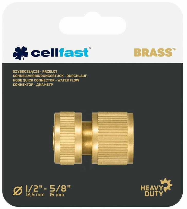 CELLFAST GREITAS JUNGTIS SODO ŽARNELEI, ŽALVARINĖ 1/2" ŽALVARINĖ