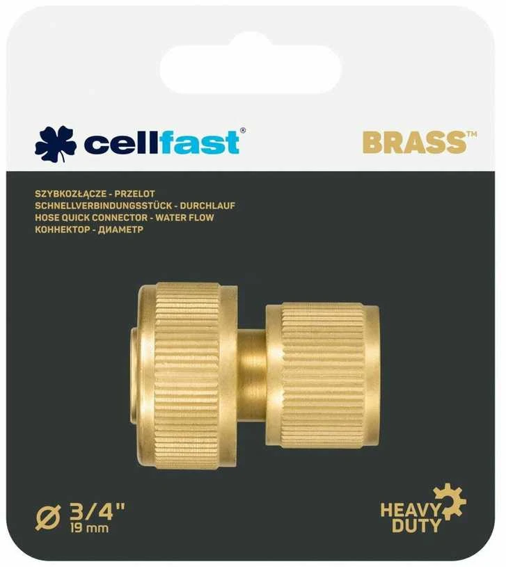 CELLFAST GREITAS JUNGTIS SODO ŽARNELEI, ŽALVARINĖ 3/4" ŽALVARINĖ