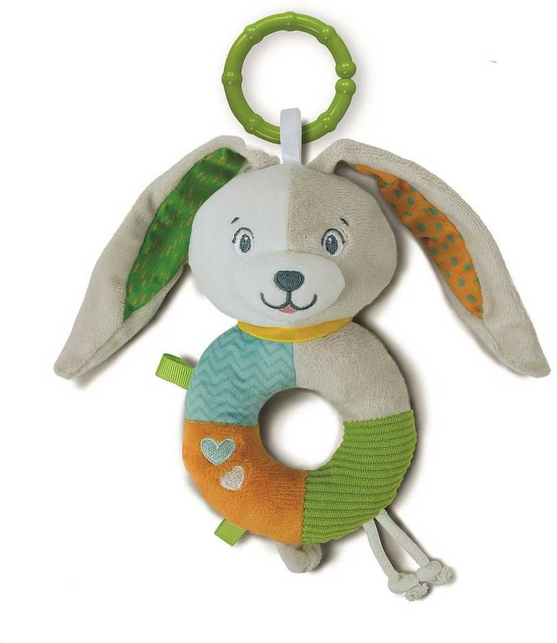 Barškutis Clementoni Lovely Soft Bunny, įvairių spalvų