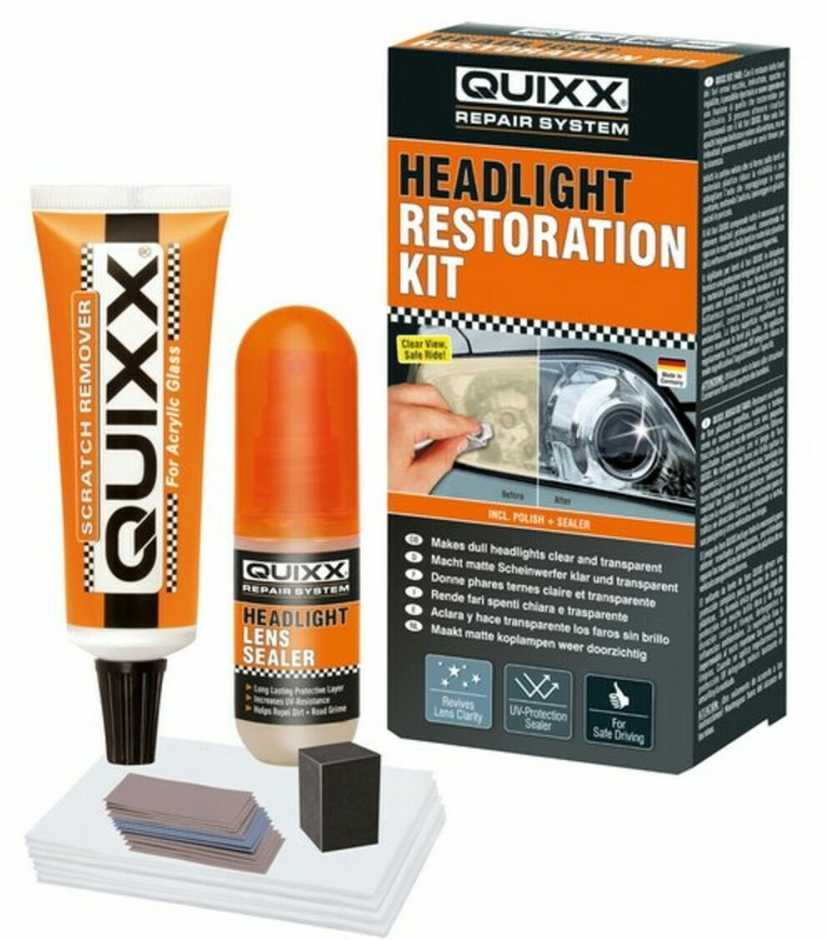 QUIXX priekinių žibintų restauravimo rinkinys su PDT technologija QHRK1
