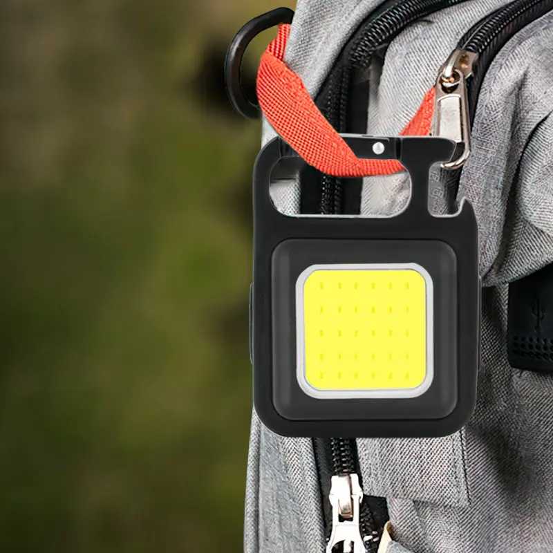 Verk Group LED COB Raktų Pakabukas su Magnetu ir USB Įkrovimu