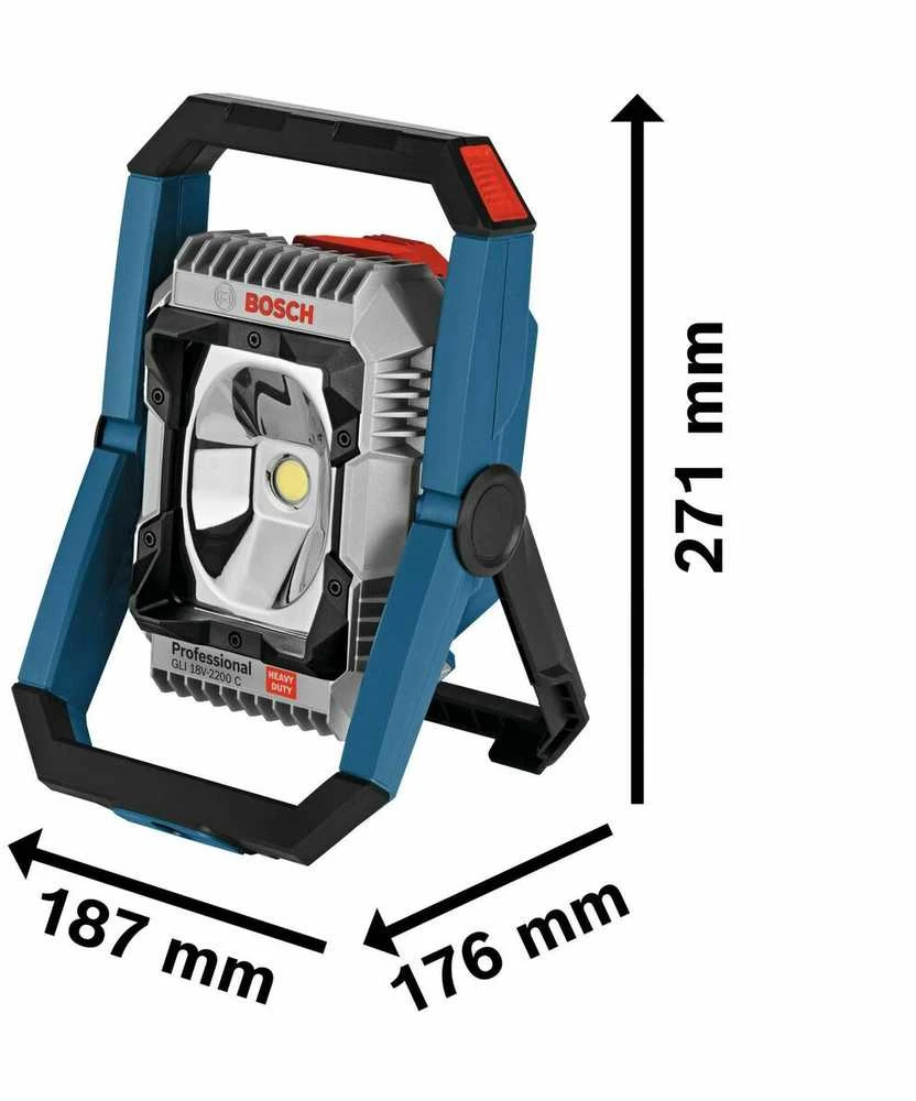 Bosch Akumuliatorinis statybviečių prožektorius GLI 18V-2200 C